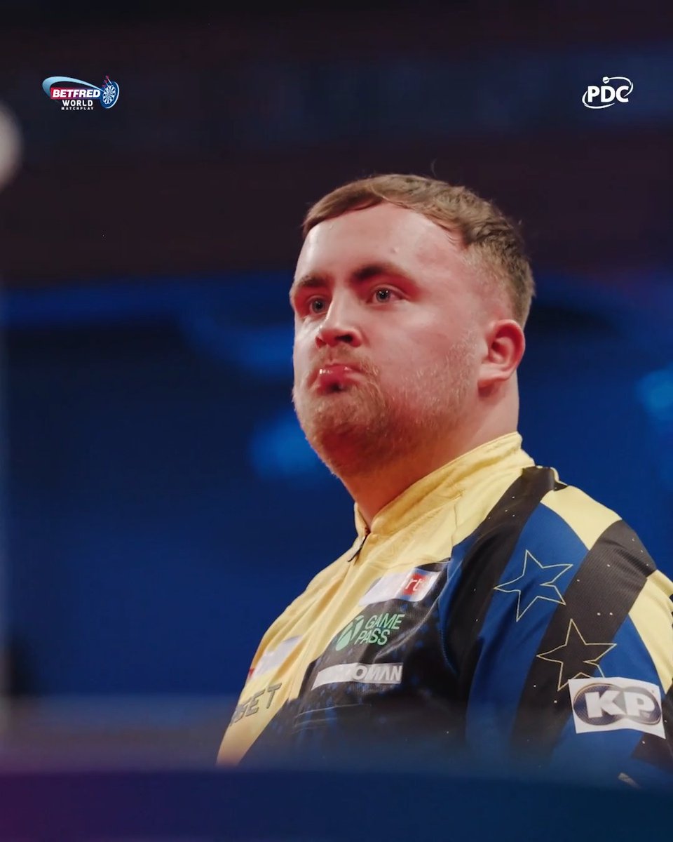 Happy with that average, Luke? 😅 #MatchplayDarts | Luke Littler