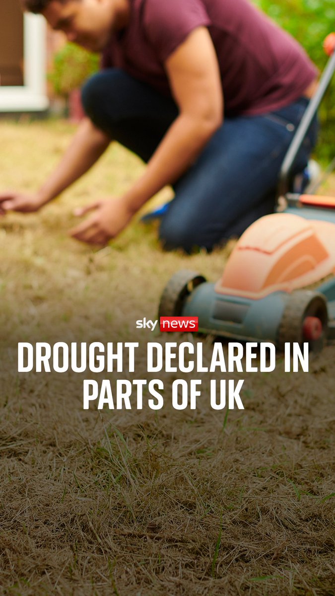 An environmental drought has been declared in North Wales and the Upper Severn - after exceptionally dry weather, heatwaves and wildfires. Wales is on course for its driest July in almost 190 years unless it showers with rain Sky’s Victoria Seabrook reports