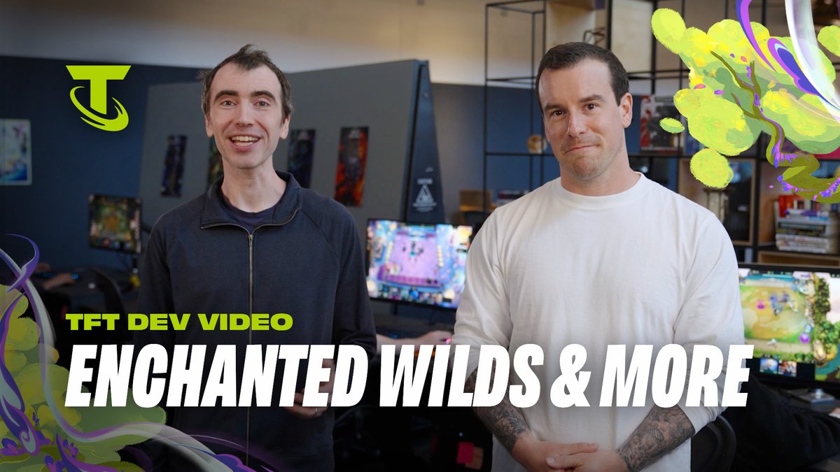 Geoff and Peter share updates on what to expect for the release of our next set, Enchanted Wilds: PBE July 28, Live August 26 🥬 Unlocked Cosmetics 👗 Taking your feedback 🗣️ Enchanted Wilds and Space Gods Queues 2️⃣