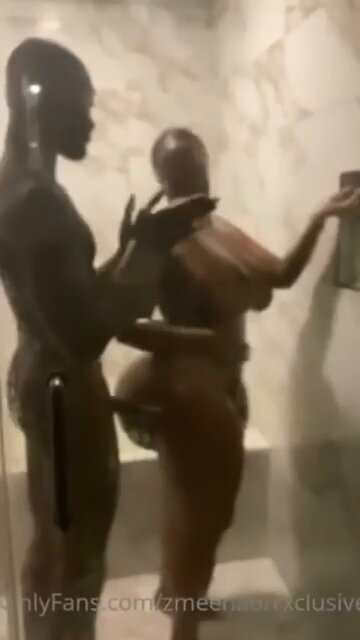 BBC vs BBL in the shower 💦💦 #bbc #bigass #twerk #black