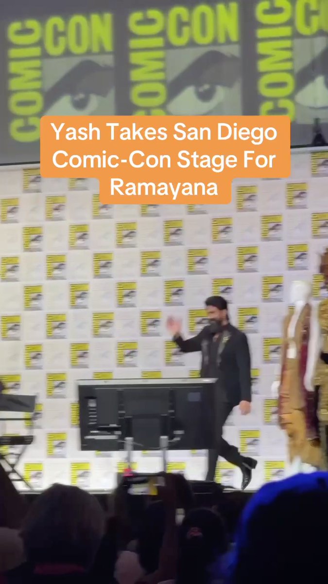 Yash takes the #SDCC stage for #Ramayana! Coming to theaters this Fall.