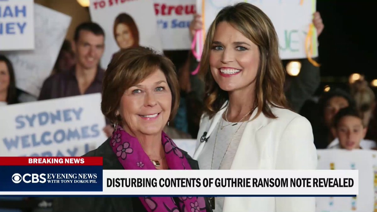 New details have emerged from the ransom note sent after Nancy Guthrie, the mother of “Today” show co-anchor Savannah Guthrie, disappeared from her Arizona home in February.