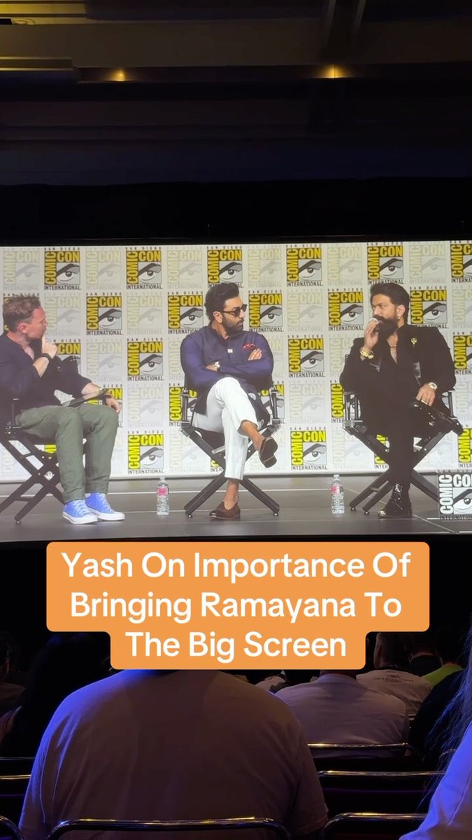 Yash shares why he feels it is important to bring the story of #Ramayana to the big screen at #SDCC. In theaters this Fall