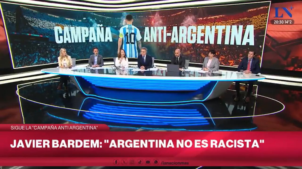 💬 "Mucho de la campaña anti Argentina tiene que ver con el alineamiento de Milei con Trump" Laura Di Marco se refirió a las acusaciones de racismo contra el país y apuntó contra el actor Javier Bardem: "Debería revisar la historia de España". 📌 En Majul a las 20