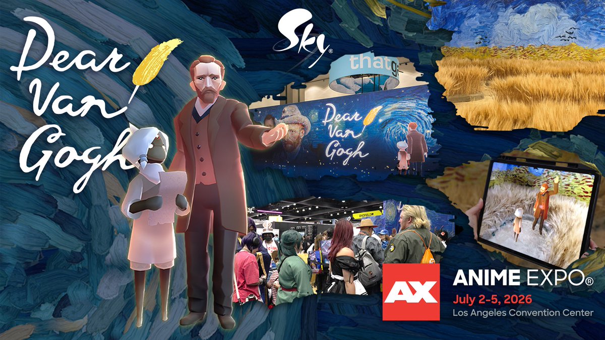 Thank you to everyone who visited our booth at Anime Expo this year! We loved sharing a first look at Dear Van Gogh with you 🕯️✨ And if you're in the Los Angeles area, we hope to see you at our upcoming Sky Assembly on August 8th! 🤝