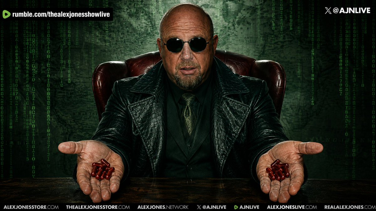 🔑KEY: "We Gotta Get People To Not Be TOLD About The Matrix, They Gotta Take The Red Pill— You Gotta SEE IT For Yourself! Then, There Ain't No Going Back!" Alex Jones Breaks Down How The Name Of The Game Is Waking People Up & Showing Them How The Competing Global Powers Really Operate! Then We Can Expose The Whole Hydra & Defeat It! 🔴WATCH/SHARE THE LIVE X STREAM NOW: