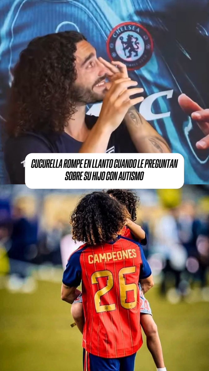 Emotivo momento cuando a Marc Cucurella le preguntan sobre su hijo. Vía Youtube: PauPautista