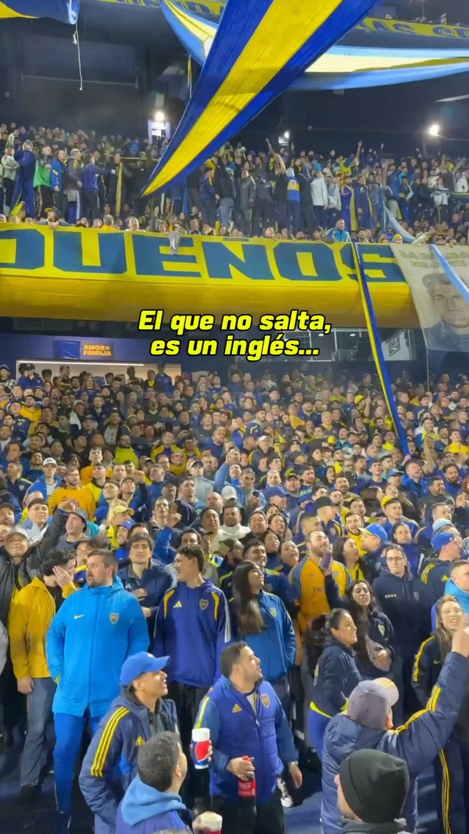 Pasó una semana de la victoria de Argentina contra Inglaterra en el Mundial y, en La Bombonera, sonó esto...