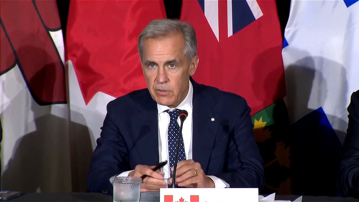 Canada will do whatever it takes to defend itself in a trade war with the United States, including possible retaliatory measures, Prime Minister Mark Carney told a meeting of provincial premiers after the US announced new tariffs