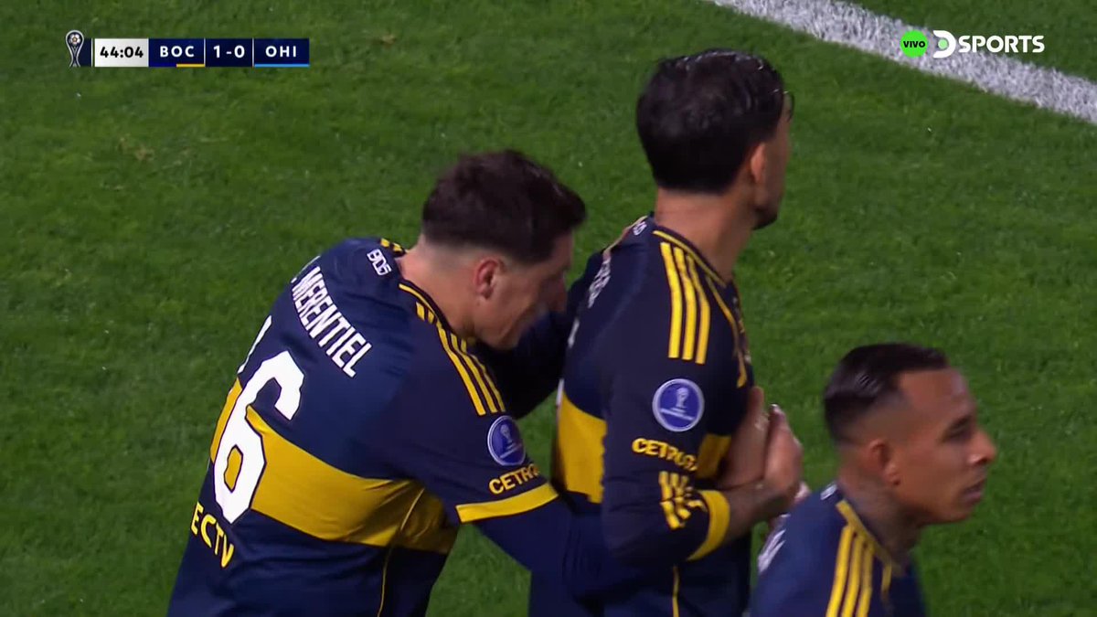 Gol de Boca Juniors Merentiel 🇦🇷 Boca 1️⃣0️⃣ 🇨🇱 O'Higgins #Sudamericana