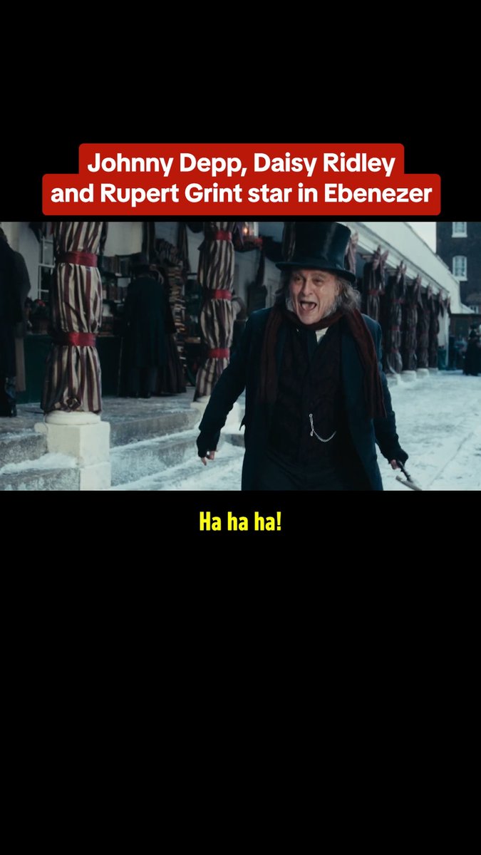 Johnny Depp stars in a new Christmas Carol adaptation #sdcc