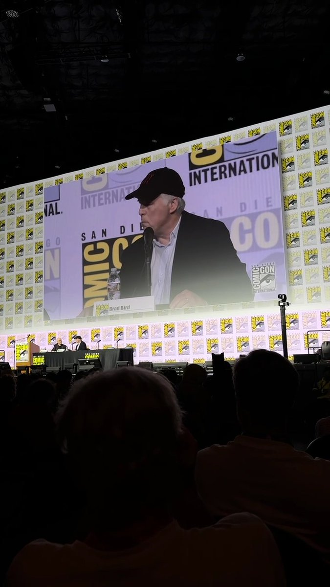 Brad Bird says Pixar's short film Geri's Game convinced him they could create #Incredibles. #SDCC