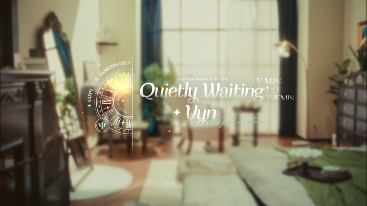 ✦ Quietly Waiting - Vyn ✦ He embraces eternity with a joyful longing. #TearsOfThemis #ToT5thAnniv #ToTWedding