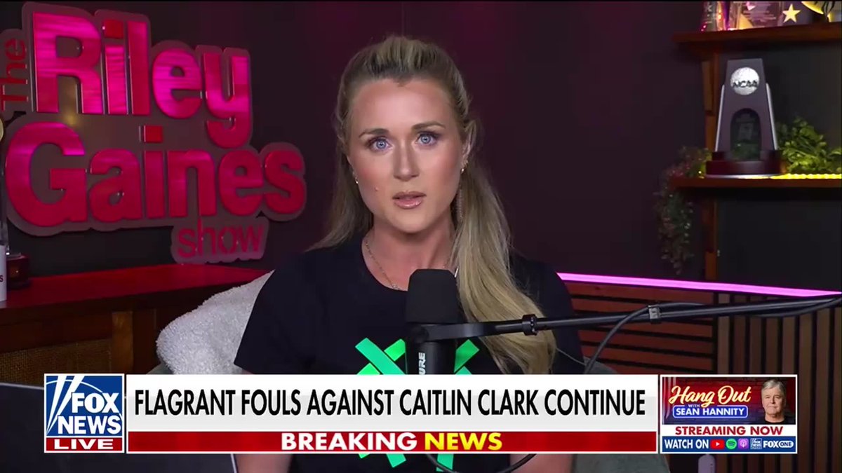 Riley Gaines is ripping a USA Today column about Caitlin Clark, calling it "insane" and "defamatory." Gaines blasted columnist Nancy Armour for comparing Clark's fan base to the 1955 lynching of Emmett Till, saying there is "zero credibility" behind the claims. Gaines says she hopes Clark pushes back, arguing the article crossed the line.