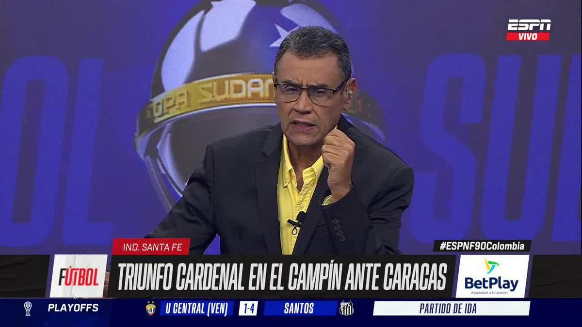 "A mí NO ME ASUSTA que esta versión de Santa Fe se enfrente a River Plate" Francisco J. Velez. FUTBOL TOTAL y su opinión sobre un posible enfrentamiento entre el Cardenal y el Millonario en octavos. ▶️ No te pierdas #ESPNF90Colombia en el Plan Premium de #DisneyPlus