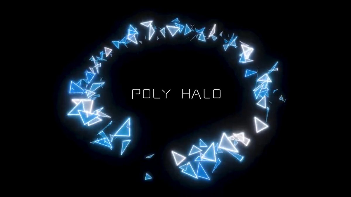 💫カラバリ23種!!💫 🌈📐POLY HALO📐🌈 ポリゴンが漂うヘイローです。 大体250個のポリゴンが漂います。 🎁抽選で3名様にプレゼント🎁 応募方法👇 RP＆いいね / フォロー / BOOTHで💖 ⌛7/26締切 🛒7/27まで発売記念セール実施中 #はるさめ雑貨店