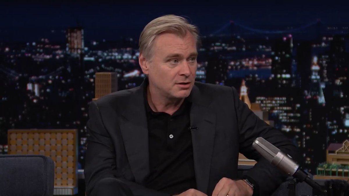 Christopher Nolan’s lifelong dream of shooting a film with IMAX cameras came true with The Odyssey Movie! #FallonTonight #TheOdyssey