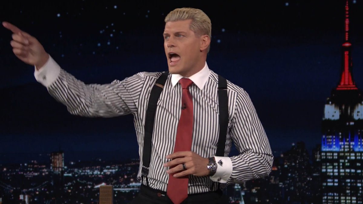 .Cody Rhodes has some words for player/coach ahead of their WWE SummerSlam match 👀 WWE #FallonTonight #SummerSlam