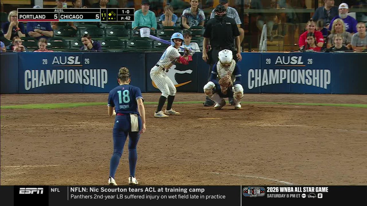 BANDITS WALK IT OFF IN 11 INNINGS! 😱 They'll face the Talons on ABC Saturday in an AUSL championship series rematch 🍿
