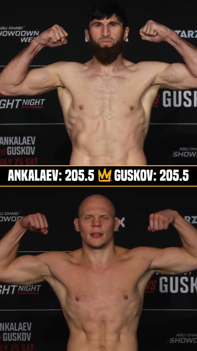 Bogdan Guskov steps in on short notice to face Magomed Ankalaev in the #UFCAbuDhabi main event ⚖️