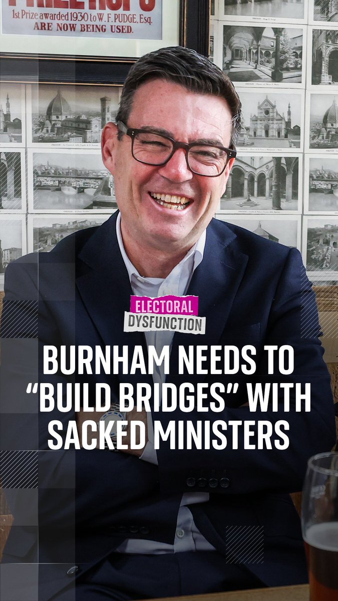 Andy Burnham has filled his cabinet with loyalists, and ousted most of the Starmerites in the process – but has he burnt some important bridges in the process? Harriet Harman, Beth Rigby and Ruth Davidson discuss on Electoral Dysfunction. Listen now: