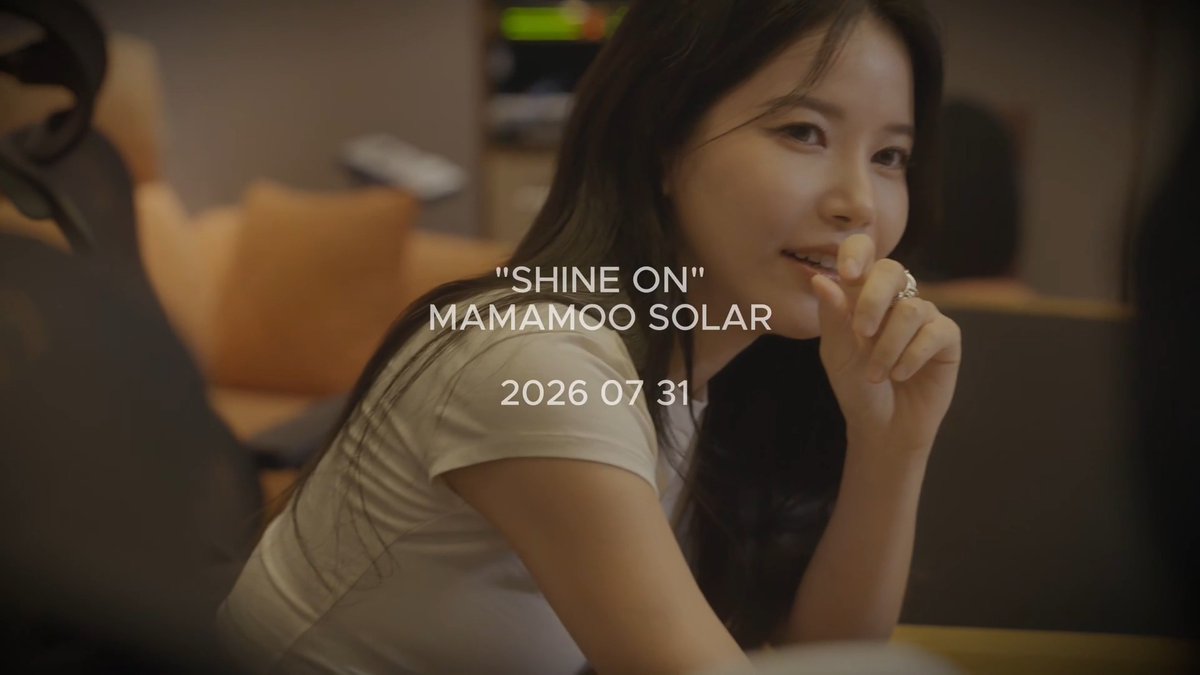 260724 Solar x KHNP (Korea Hydro & Nuclear Power) 🎧 Her new CF single "SHINE ON" will be released on July 31 (260731) KHNP PLAYLIST "A song that lights up today: Shine On" ✨MAMAMOO's Solar has arrived at KHNP Bizring!✨ | Coming Soon 🔗 #Solar #솔라 #MAMAMOO #마마무 #SHINEON