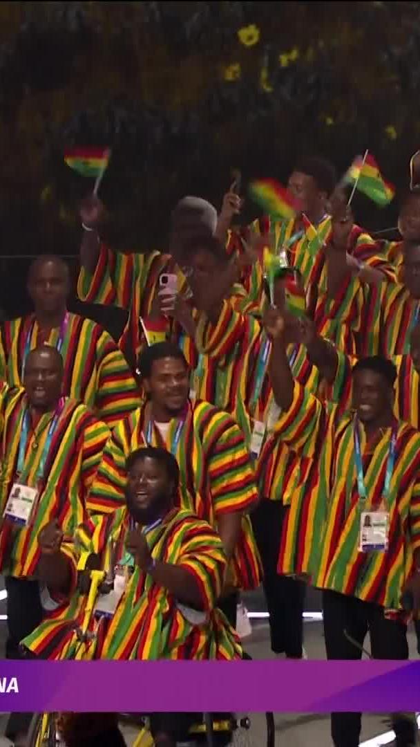ICYMI: 🇬🇭 Team Ghana added a vibrant splash of colour to the Commonwealth Games opening ceremony in Glasgow.