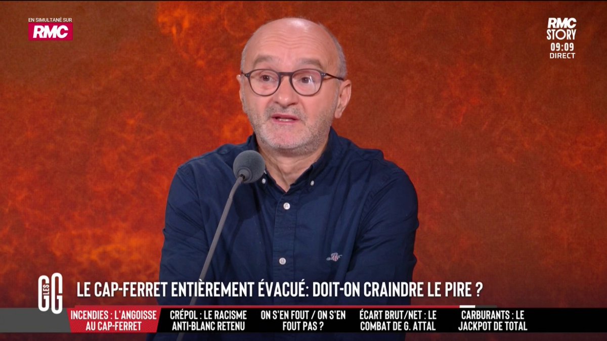 🔥Le Cap Ferret entièrement évacué : doit-on craindre le pire ? 🎙️ Zoran Spasojevic : "On a affaire aux premiers déplacés du réchauffement climatique. Hier, j’écoutais Maud Bregeon, qui semblait dire que la situation était contenue. On n’a pas vraiment cette impression ce matin" #GGRMC