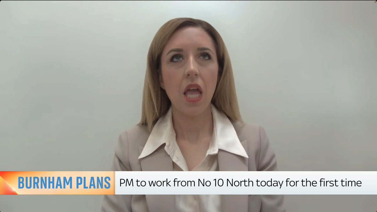 Andy Burnham working from Number 10 North today is about sending a "clear signal" of the "biggest rebalancing of power our country has ever seen", Cabinet Office minister Sally Jameson tells Anna Jones. 📺