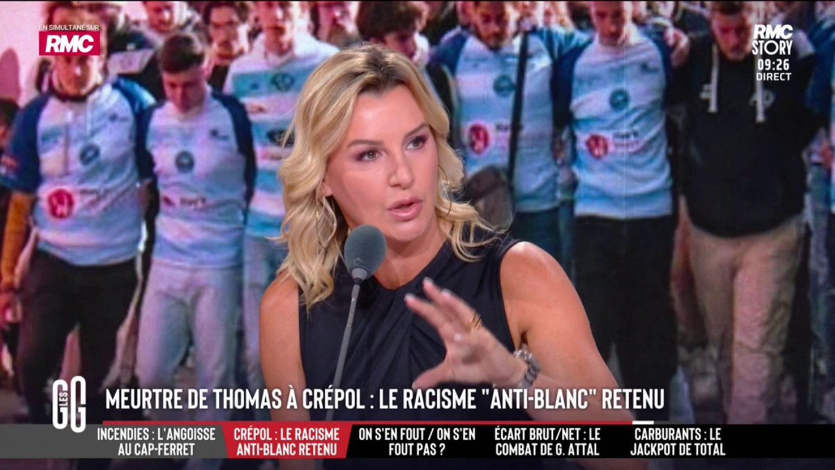 🔴 Meurtre de Thomas à Crépol : le racisme "anti-blanc" retenu ? 🎙️ Sandrine Pégand : "Les juges d’instruction ont retenu cette circonstance aggravante après avoir entendu les témoins et retrouvé un procès-verbal égaré. Ça ne veut pas dire qu'il y aura une ordonnance de mise en accusation." #GGRMC