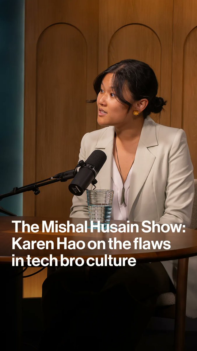 "They are becoming the supreme powers of the world." Author Karen Hao tells Mishal Husain why she's worried about the culture driving big tech. Listen at or watch The Mishal Husain Show at