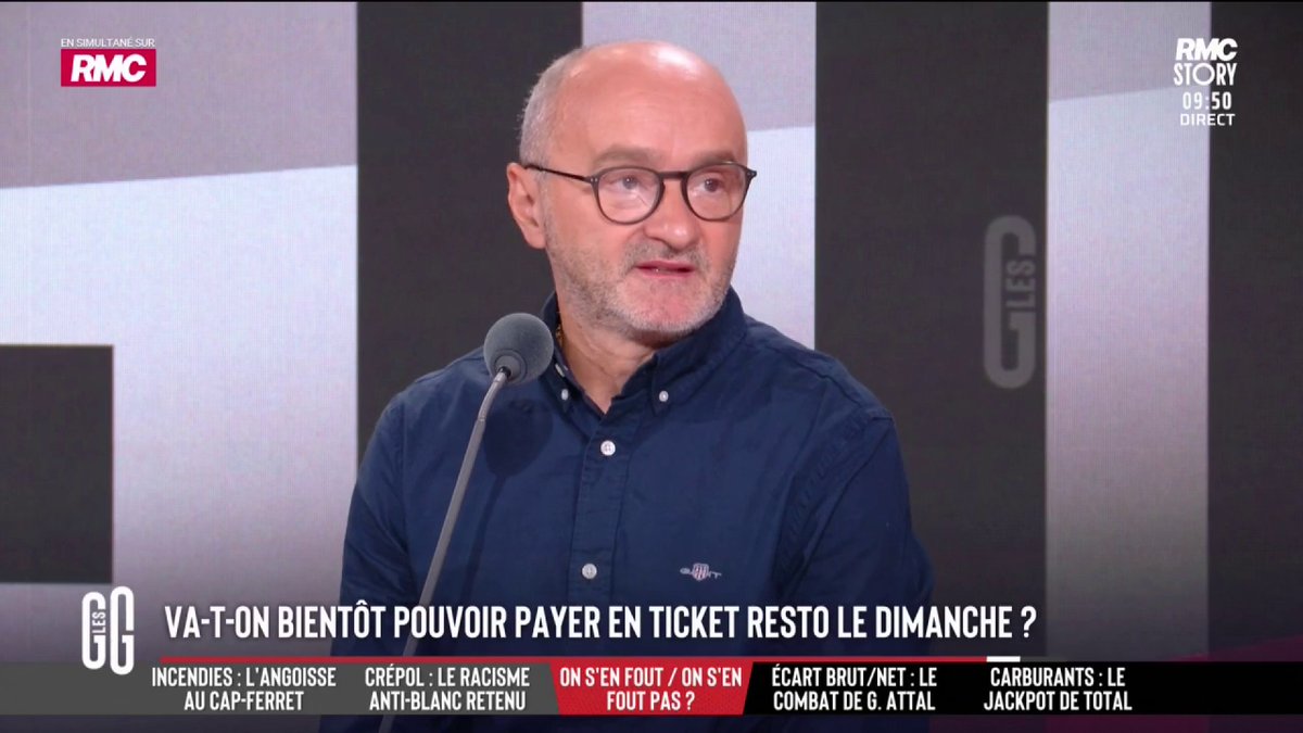 🍽️ Autoriser le paiement en tickets-restaurant au supermarché le dimanche ? 🎙️ Zoran Spasojevic : "C’est redonner du pouvoir d’achat. Même en tant que restaurateur, je comprends. Ça ne me choque pas : je me mets à la place des gens." #GGRMC