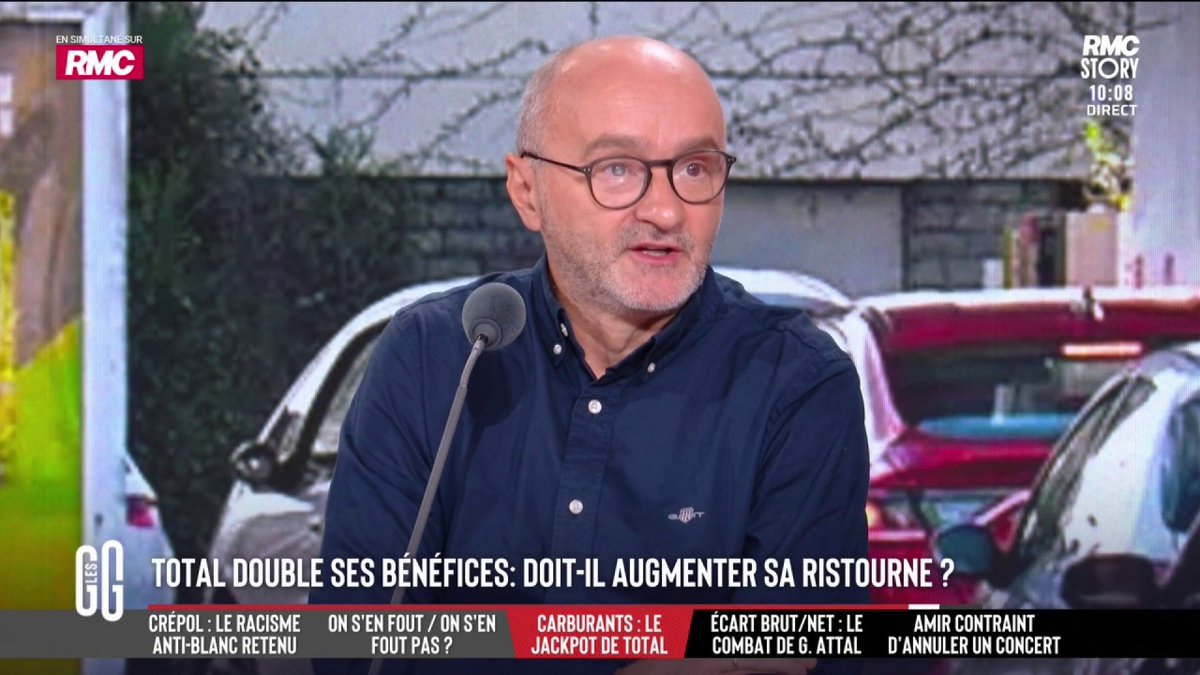 ⛽ Total double ses bénéfices : doit-il augmenter sa ristourne à la pompe ? 🎙️ Zoran Spasojevic : "On devrait être fiers des résultats de Total. La question est plutôt de savoir comment ces bénéfices sont redistribués." #GGRMC