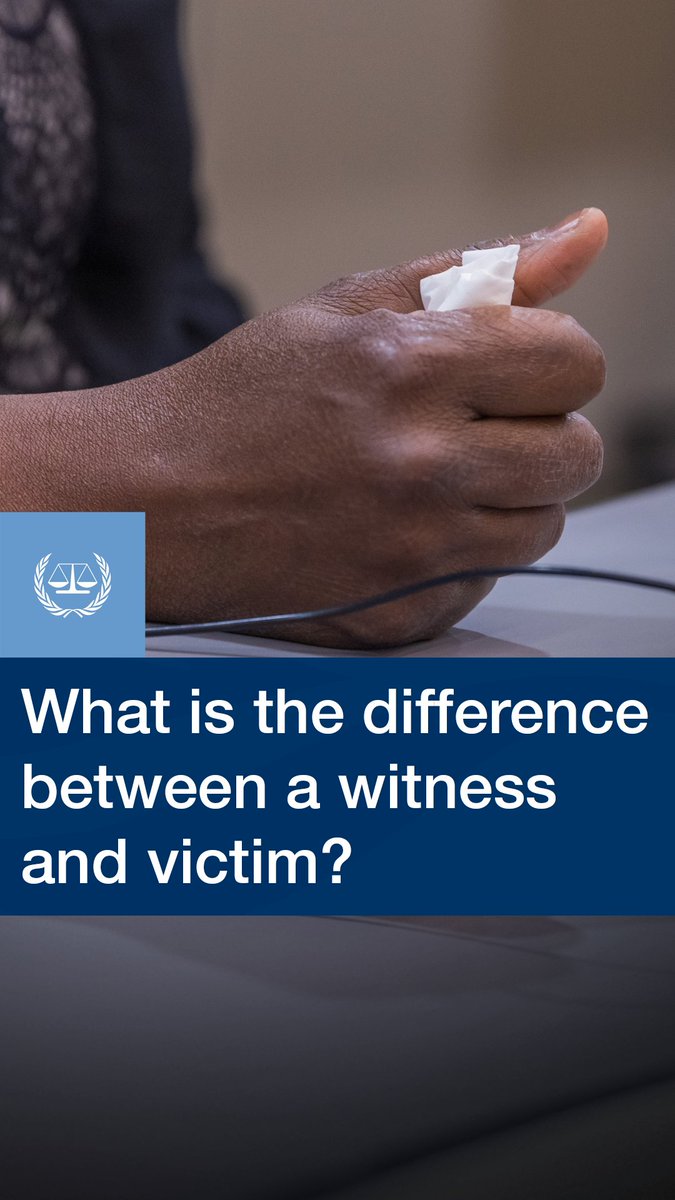 🎥 #AskTheCourt: What is the difference between a witness and victim? #ICC judges confirmed all charges of crimes against humanity and war crimes brought against Khaled Mohamed Ali El Hishri and committed him to trial. Learn more ➡️