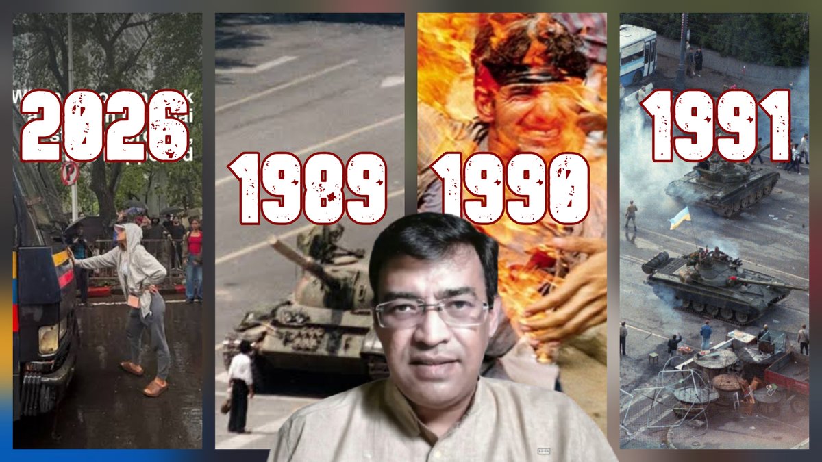 'Bravery' now: Girl bangs on Mumbai police bus for cameras! Tank Man faced tanks in ’89. DU ’90. Russians dragged soldiers off tanks in ’91. Not asking anyone to copy or self-harm, but… … barking at a caged tiger isn’t bravery. Cops bound by law. This is just theatre.