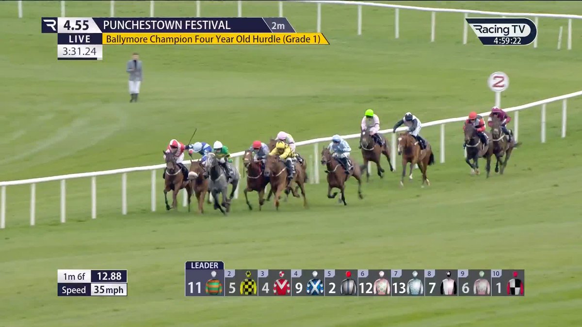 🟢🟡 Mark Walsh on SARATOGA, per Tote: "He improved the whole way through the season, winning at Cheltenham and then a Grade 1 at Punchestown. "They'll be looking to see if he makes into a Champion Hurdle horse - hopefully he does."