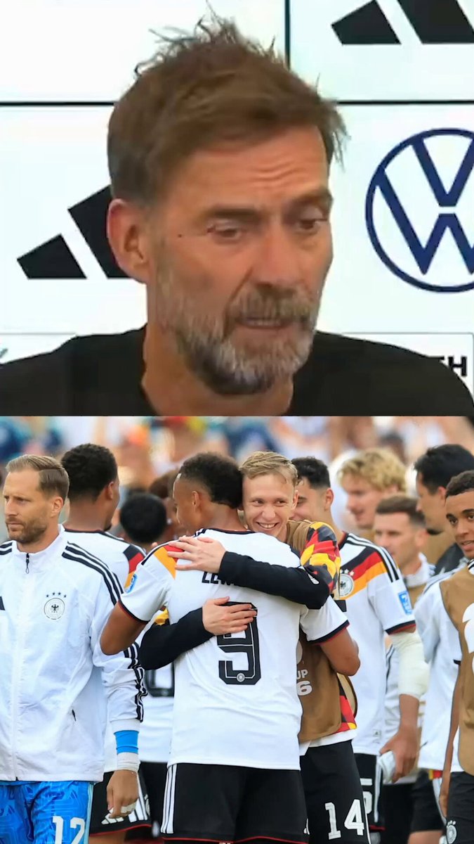 "El día que no me quieran, me voy sin indemnización por despido. Si se comportan mal y no dejan en paz a mi familia, me voy" 🔊 Klopp fue presentado como nuevo entrenador de Alemania y en su conferencia fue claro con algunos límites.