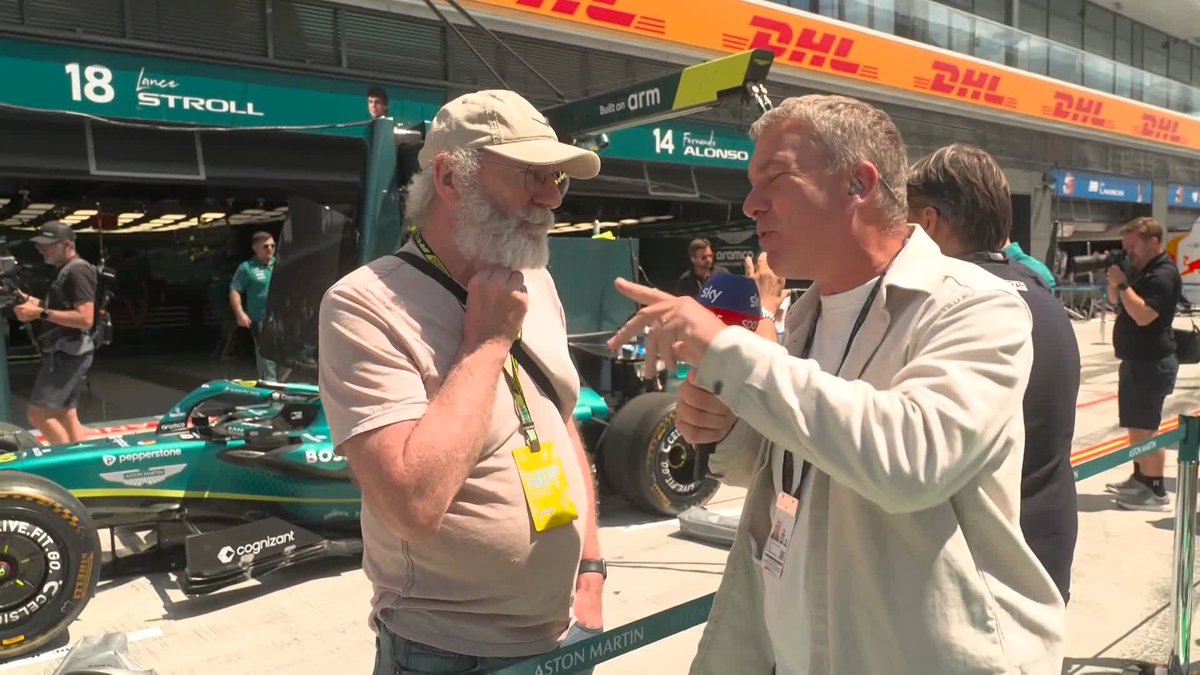 "There's a whole load of unknowns going to happen this weekend." Actor Liam Cunningham at the Hungarian GP 💬