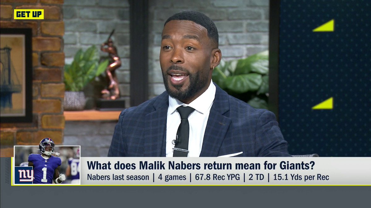 "[Malik] Nabers not being out there is huge. ... [Nabers] is a top-10 talented receiver in the National Football League." —Andrew Hawkins on the Giants without Nabers due to torn ACL ✍️