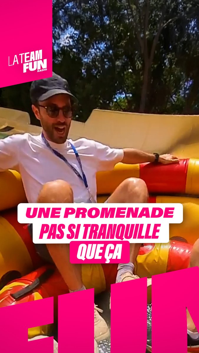 Pas si tranquille que ça cette balade… 😂