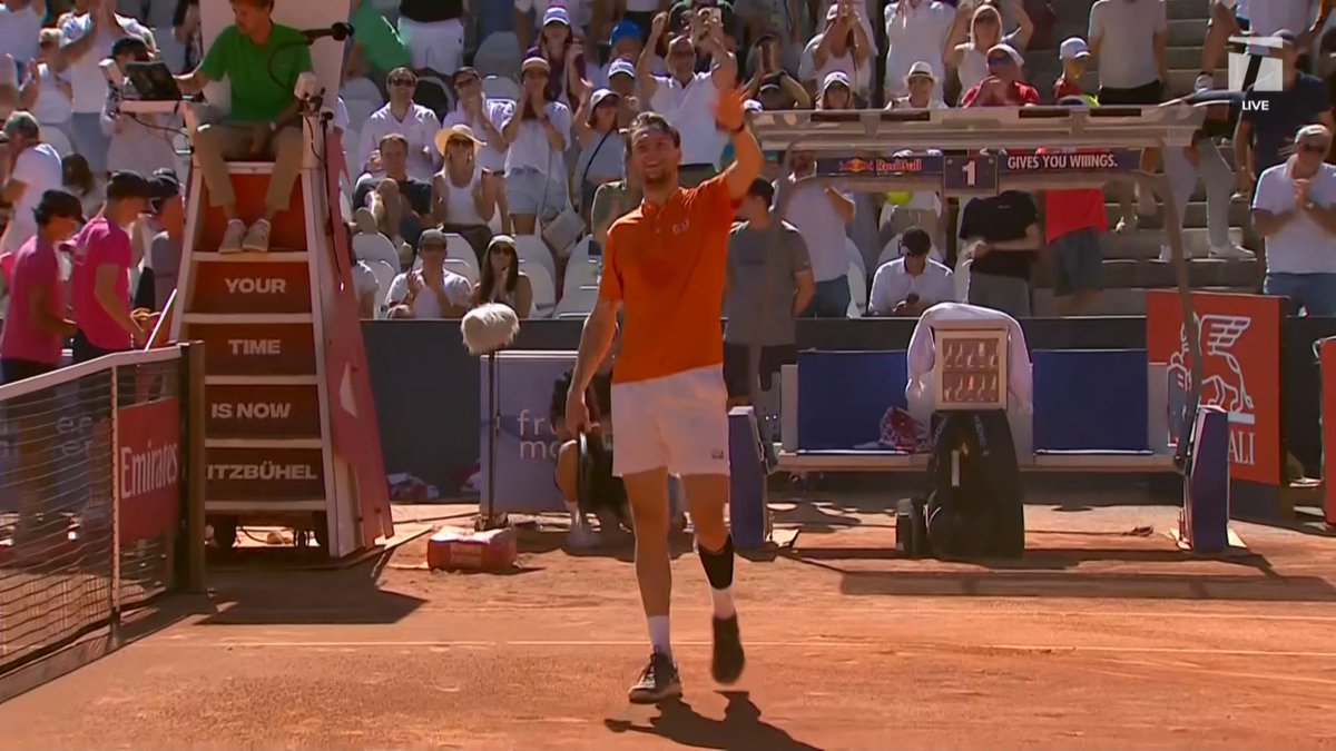 What a way to end it 🤯 Alexander Bublik reaches his second final of 2026 after beating Tomas Martin Etcheverry 6-3, 6-4. Will the 2025 Kitzbuhel champion win again? 👀 #GeneraliOpen