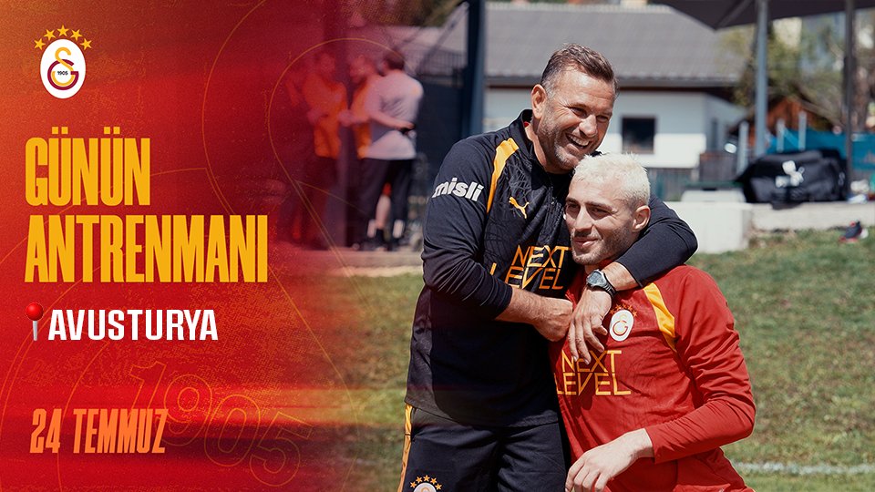 🎥 Avusturya kampımızda gerçekleştirdiğimiz ilk antrenmandan en özel görüntüler, Galatasaray YouTube Kanalı ve GSPlus’ta YAYINDA! Tamamını izlemek için 👇 📺 📲