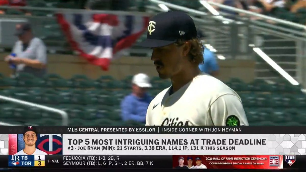 The most intriguing names at the Trade Deadline, according to Jon Heyman: 1. Mason Miller 2. Tarik Skubal 3. Joe Ryan 4. Zach Neto 5. Foster Griffin