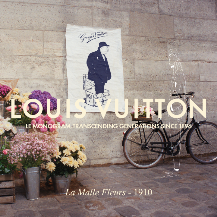 La Malle Fleurs. A fresh idea blossomed for Georges Vuitton in 1910 — a Flower Trunk gifted to the most loyal clients — a story revisited for the Monogram's 130th Anniversary. Discover the House's iconic trunks at #LVMonogram130 #LouisVuitton