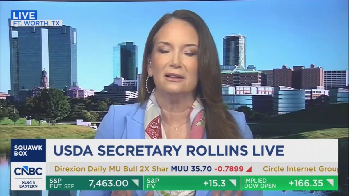 Trump's agriculture secretary Brooke Rollins: We are making goods, especially fuel, housing, etc. more affordable.