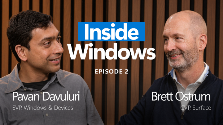 Coffee ☕, Surface 💻, and a candid conversation. Brett Ostrum joins @PavanDavuluri on Inside Windows to share stories from behind the curtain and discuss how the team is driving one of @Surface's biggest years yet.