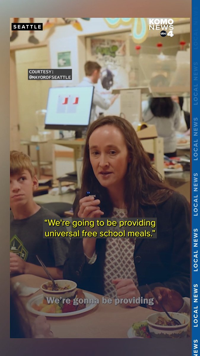 Seattle Mayor Katie Wilson’s push to provide free meals to every student in the Seattle School District is on hold, with the plan likely delayed by a year due to City Council concerns about how to pay for it. The council voted Wednesday on an amendment to the plan amid worries that the funding may not be available when it is time to cover the cost of lunches. The proposal was expected to be funded by revenue from a newly implemented "millionaires tax," but there is now a chance voters could repeal it. “I support the goal of making sure families have access to nutritious food,” Councilmember Rob Saka said. Link: #komo #komonews #komo4 #komo4news #seattle #seattlenews #washingtonnews #FreeMeals #MillionairesTax #KatieWilson #SeattleMayor