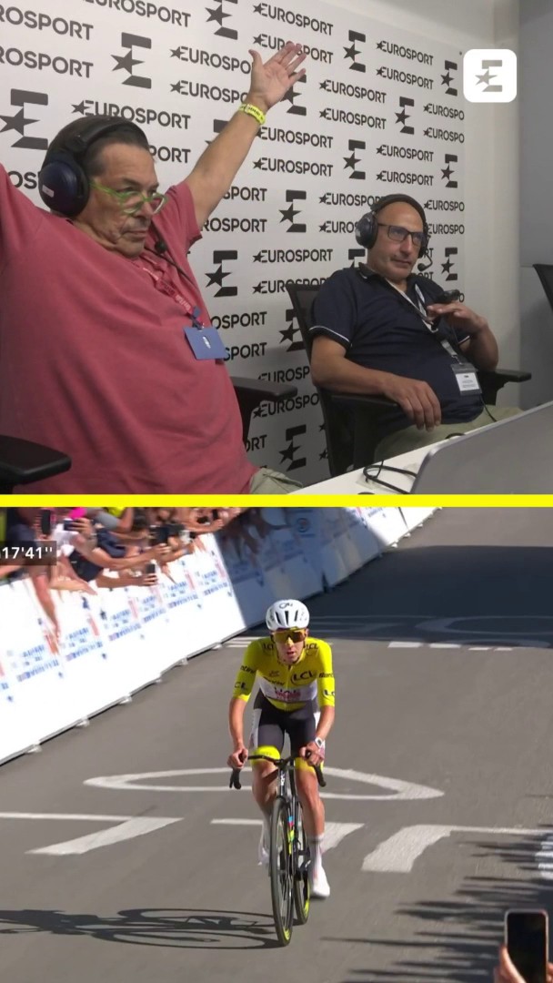 🔊🔊🔊 Questi quattro hanno portato tutta la bolgia dell’Alpe d’Huez in cabina: che spettacolo ragazzi 🔊🔊🔊 #TDF2026
