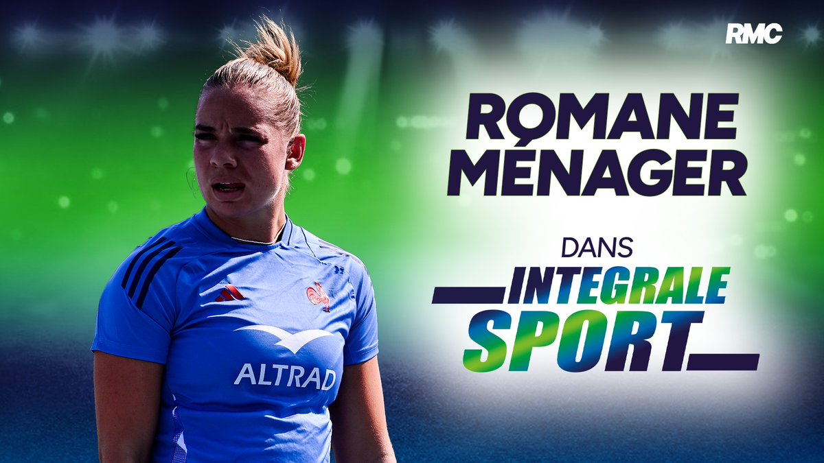 🗣️ Romane Ménager arrête sa carrière de rugbywoman à cause des commotions cérébrales : "J'aime profondément ce sport mais ma santé est importante et c'était la meilleure solution." #RMCLive