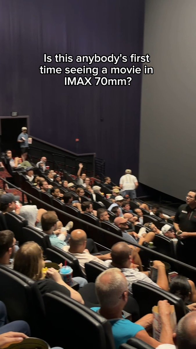 The intro everyone's talking about (rightfully, so)! Hear from Brandon, a projectionist at Cinemark Dallas XD and IMAX, as he gives his IMAX 70mm pre-film intro before The Odyssey 👏